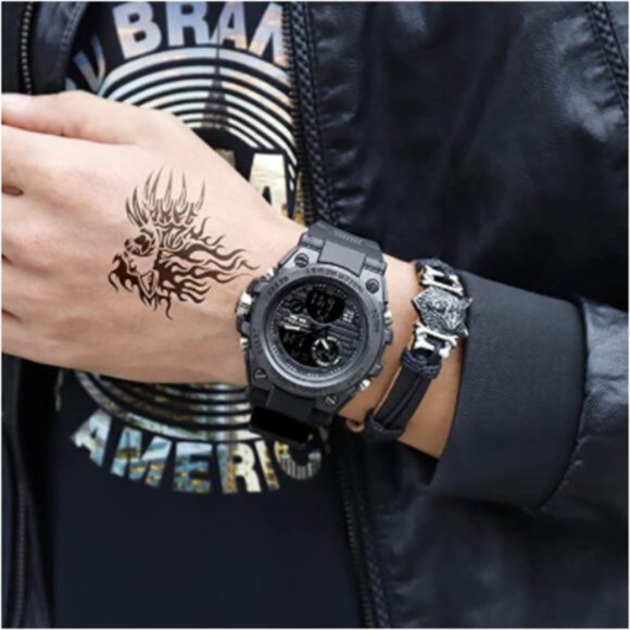 New Electronic Watch Tactical Army Wristwatch Waterproof Multi-Function Watch - Picture 4 of 8